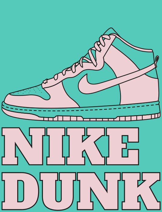 Nike Dunk Low SB e High. Tênis Nike Dunk Preto e Branco.